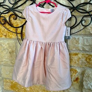 Precious Easter NWT Light Pink sparkle polka dot dress